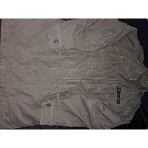 VTG US Army Olive Green M-1951 107 Shell Heavy Field Coat Jacket Regular Small - Picture 4 of 8